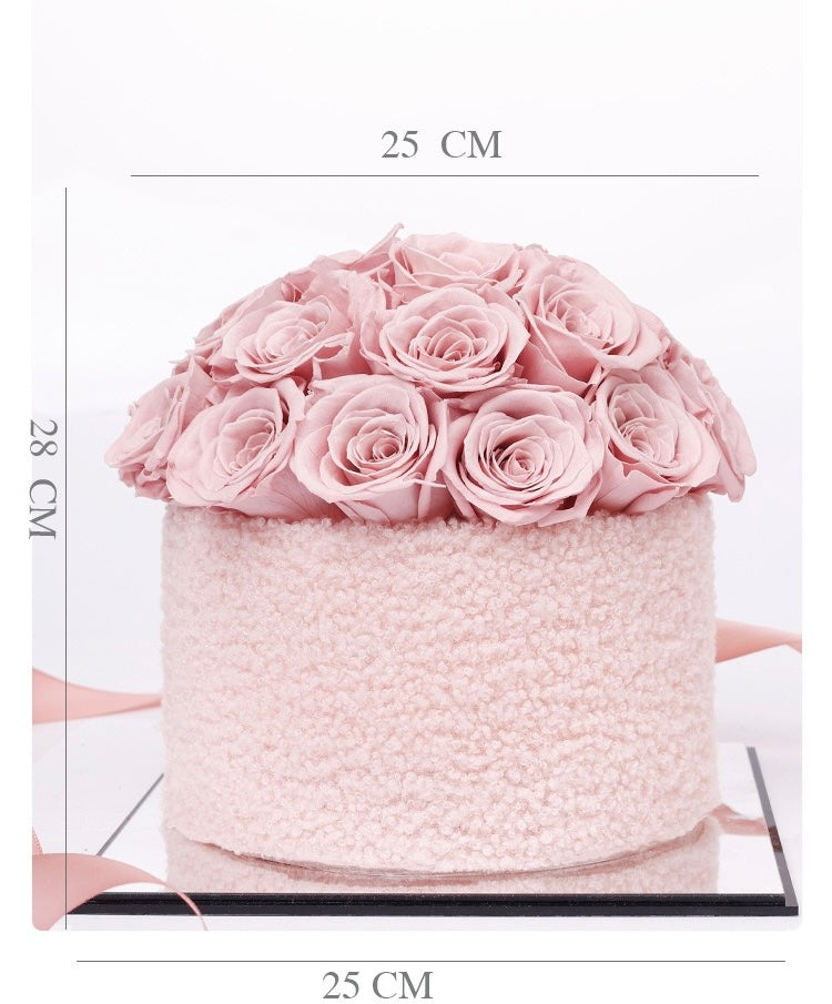 Embrace of Roses Bouquet Bucket