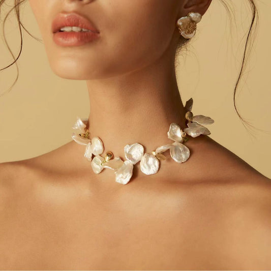 Statement Petal Baroque Necklace