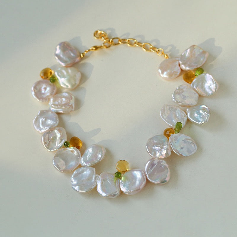 Statement Petal Baroque Necklace